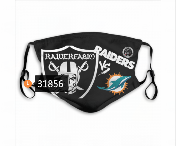 NFL Miami Dolphins 962020 Dust mask with filter->nfl dust mask->Sports Accessory